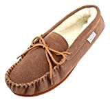 SNUGRUGS Wool Lined Suede-Rubber Sole, Mocassins Homme