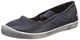 Softinos Ion446sof Washed, Ballerines Bout Fermé Femme, Bleu
