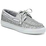 Sperry Top-Sider , Chaussures bateau pour femme Argent Bahama Silver Glitter 41.5
