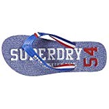 Superdry Track & Field Flip Flop Tong Homme Bleu Taille