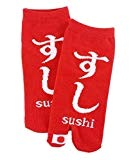 tabi Chaussettes "Sushi" japonais Split 2-toe Ninja Flip Flop Sandales Geta Senior Socquettes mixte homme femme