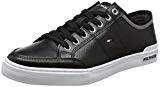 Tommy Hilfiger Core Corporate Leather Sneaker, Sneakers Basses Homme, Weiß