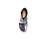 UIN chaussure de slip-on de peinture de canevas de roue des femmes Multicolore