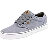 Vans Atwood Deluxe, Sneakers Basses Homme, Gris (Washed Twill/Gray/Marshmallow)
