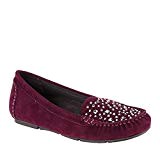 Vionic Women's Athens Moccasin Loafers Plum 6/Med
