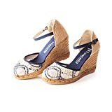 VISCATA Satuna Ankle-Strap, Closed Toe, Classic Espadrilles with 3-inch Heel Made in Spain
