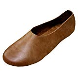 Vogstyle Femme slip-on cuir chaussures plates