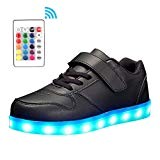 Voovix Baskets Filles Chaussures Garçons LED Lumières Avec Télécommande Chaussures USB Rechargeable pour enfant