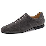 Werner Kern Hommes Chaussures de Danse 28045 - Suéde Gris - 1,5 cm Micro-Heel