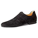 Werner Kern Hommes Chaussures de Danse 28045 - Suéde Noir - 1,5 cm Micro-Heel