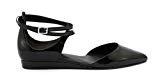 What For Scarpa EDITH PATENT LEATHER BLACK OPEN SHANK