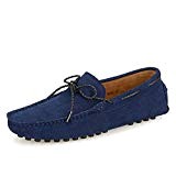 XiaoYouYu Moccassins Homme Suède Cuir Plats Slip-on Loafers Loisirs Chaussures de conduite