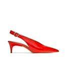 Zara Femme Chaussures à Talons en Cuir Ouvertes à l Arrière 6204/301